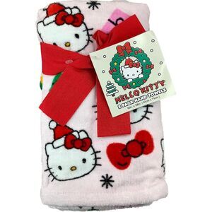 HELLO KITTY Set Of 2 Kitty Trees And Bows Hand Towels